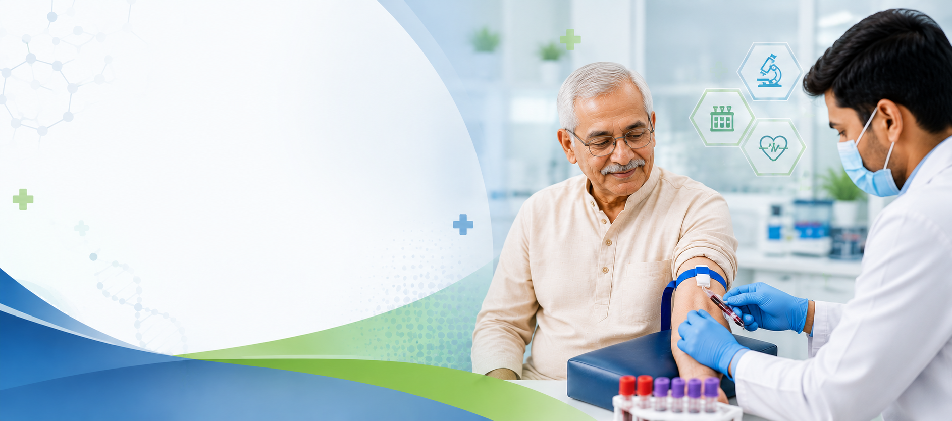 Diagnostic lab background image for Novagen Diagnostic Center